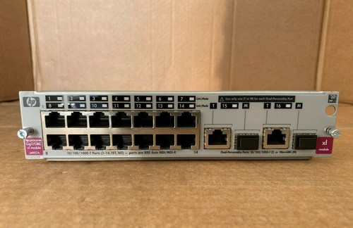 HP J4907A - HP Procurve 16-Port Gigabit RJ45 Module for HP 5304-XL or 5308-XL - Picture 3 of 12