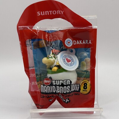 Bowser Super Mario Bros. Wii x  Dakara Strap Mini Figure Nintendo Japan  F/S