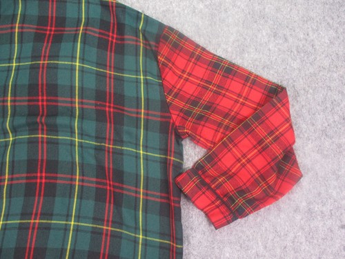 Gap Kids Pendleton Shirt Boys 12 Red Green Plaid Sleep Flame Resistant - Picture 10 of 15