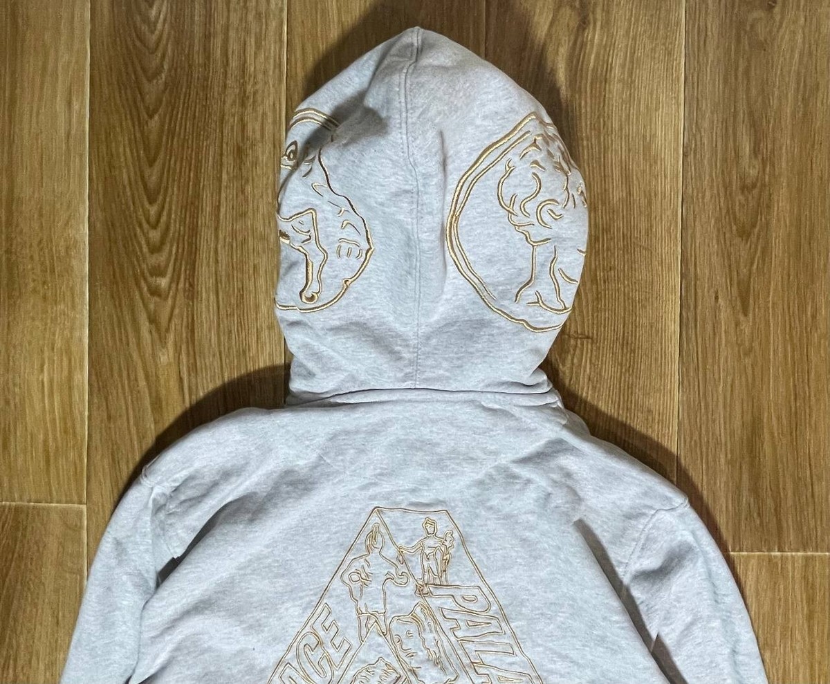 Palace Skateboards Tri-Archaeology Hoodie ferg tri-ferg Gold