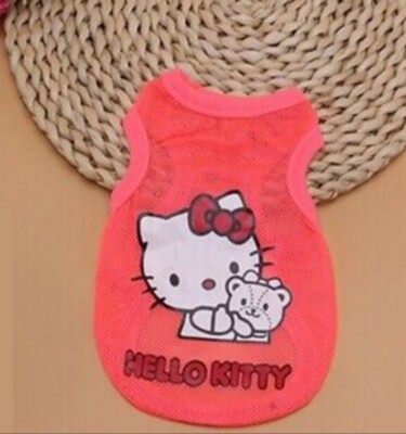 Dog Puppy Cat Pet Vest Clothes Kitty Cartoon Fleece Blanket US SELLER