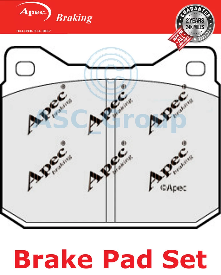 Jeu De Plaquettes De Frein Avant Apec Qualité OE Remplacement PAD347 - Photo 1/1
