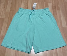 New Mens Adidas French Terry Shorts Sweat Shorts Mint Green Size XL HI3138