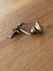 [V1] General Dynamics MISSILE JET PLANE Vtg Tie / Pin MILITARY DEFENSE space — photo 3