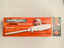 Proctor Silex Durable Electric Knife Easy Slice Stainless Steel Blades - New