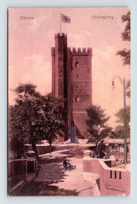 Kärnan Castle Helsingborg Sweden 1908 DB Postcard M8