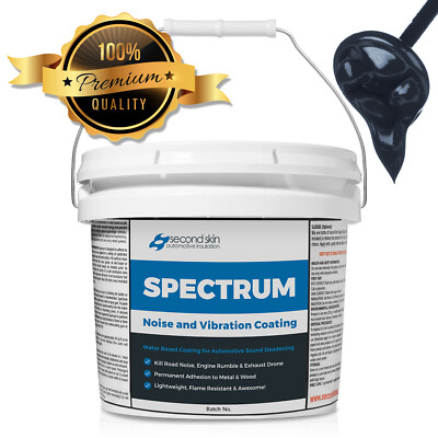 SECOND SKIN SPECTRUM  LIQUID SPRAY ON DEADENER - 1 Gallon - 20 sqft 