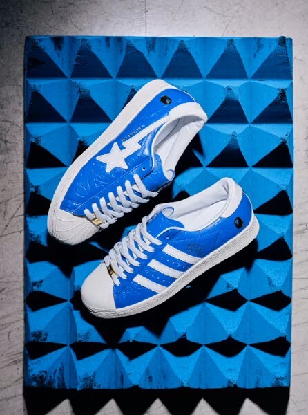 SSTR V BAPE スニーカー　adidas スーパースター BAPE®×adidas、4/5（土）に最新コラボ「SSTR V BAPE®」を発売