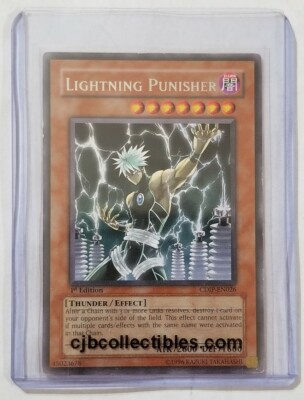 Yu-Gi-Oh! LIGHTNING PUNISHER CDIP-EN026 1st Edition Rare Cyberdark Impact  
