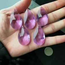 10PC Colorful Angel Tears Crystal Feng Shui Faceted Prism Crystal Chandelier 