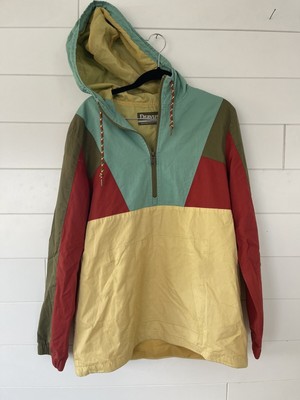 Dravus Mens Small Gnark Jacket Anorak Pullover 1/2 Zip Hood