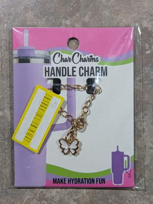 #ad CharCharms Handle Charm Butterfly Stanley Tumbler Drinkware Accessories $5.98