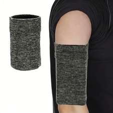 Running Armband Sleeve, Armband Cell Phone Holder for Fitness Linen Black