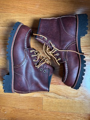 Red Wing 8146 Roughneck Boot in Briar Oil Slick Leather, 4.5D