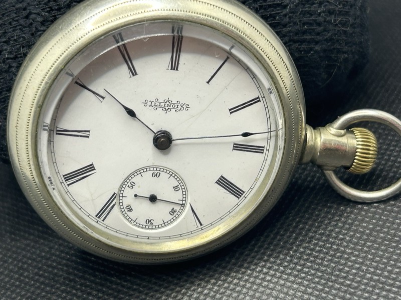 1894 Illinois 18s, Running Pocket Watch