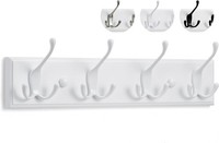 Garderobenhaken Weiß 4 Haken 42 Cm Wandgarderobe FüR Flur Schlafzimmer
