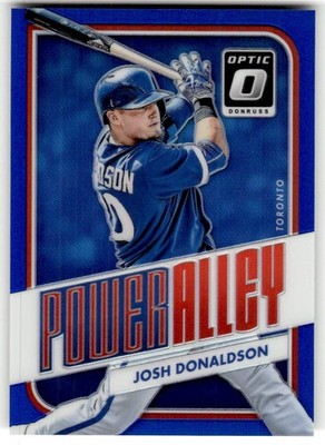2016 Donruss Optic Josh Donaldson Power Alley Blue #/149 #PA3