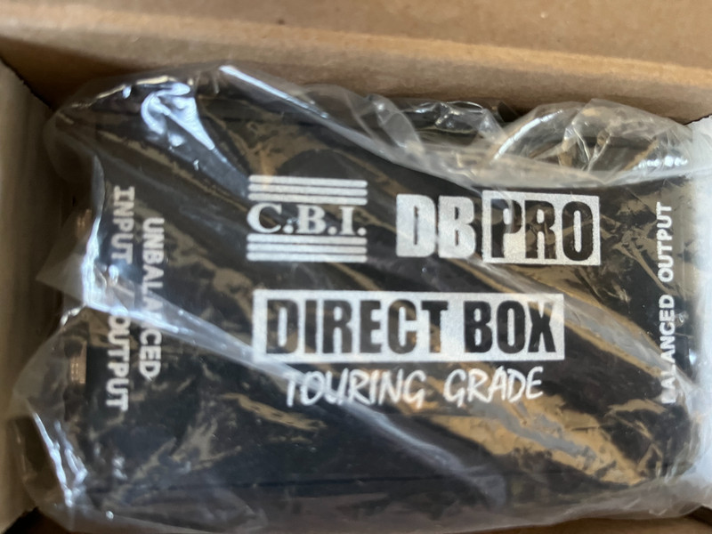  New In The Box C.B.I Direct Box DB PRO Touring Grade