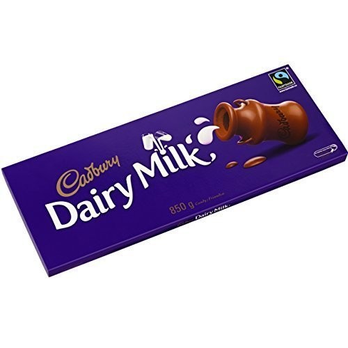 Dairy Milk Chocolate Gift Bar Classic Creamy Taste Extra Large 850g - Picture 3 of 5