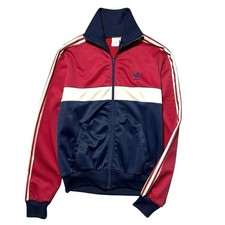 Adidas Men Adidas 70S Ventex Made In France Track Jacket Red Navy Vintage Limite