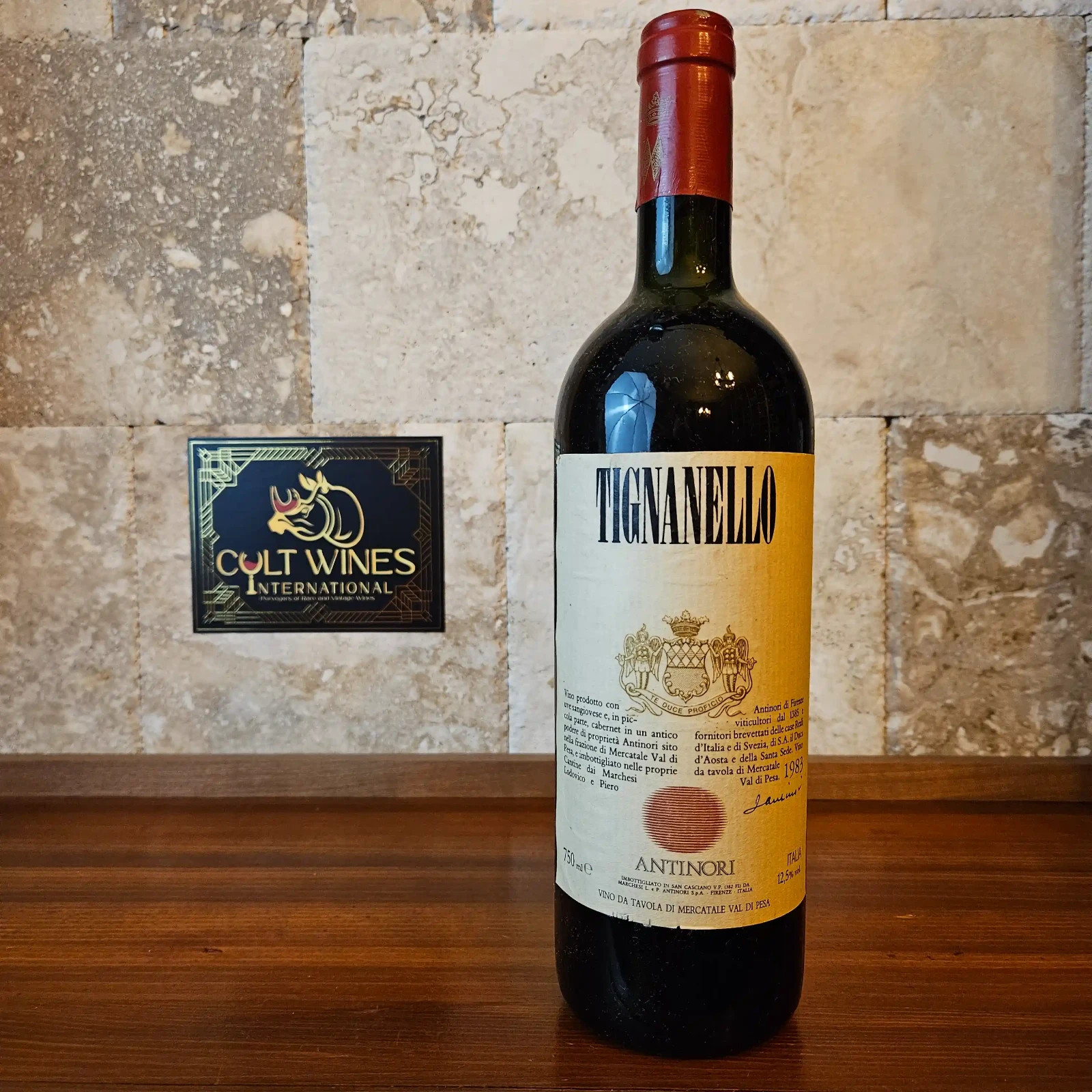 RP-92pts! 1983 Marchesi Antinori Tignanello Toscana wine