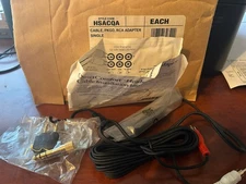 BOSE QC-1V Audio Cable w Volume Control & RCA Connectors and adapters NEW