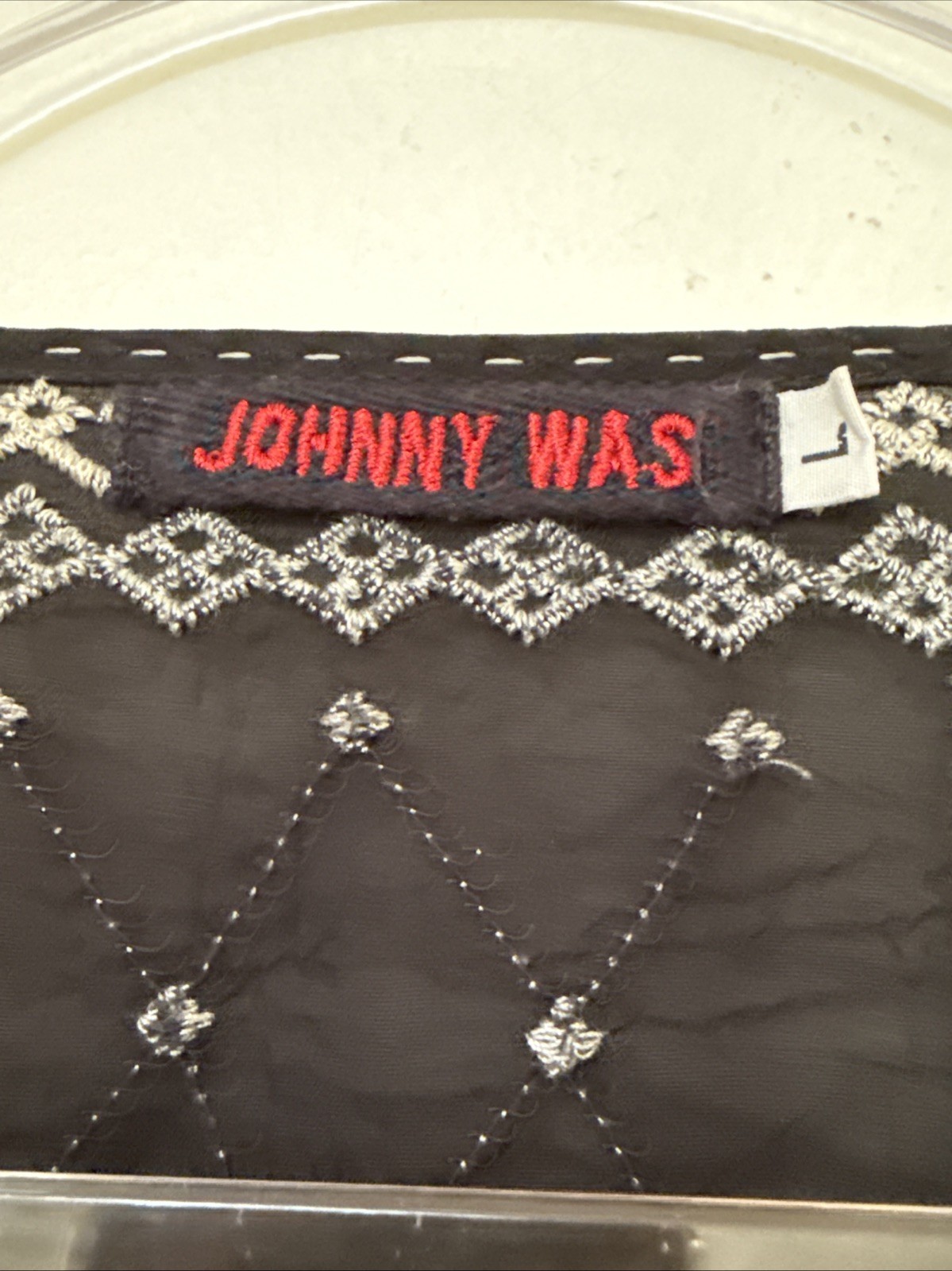 Johnny Was Carnation Patchwork Embroidered Large … - image 10