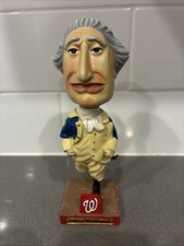 George Washington Racing Presidents Bobblehead SGA Washington Nationals No Box
