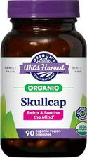 Oregon's Wild Harvest Organic Skullcap Vegan Capsules | Traditional Herbal 90