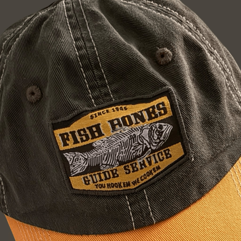 Point North Fish Bones Adjustable Back Hat Baseba… - image 9