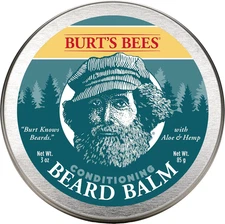 Burt’S Bees Conditioning Beard Balm with Aloe & Hemp, for Men, 3 Ounces