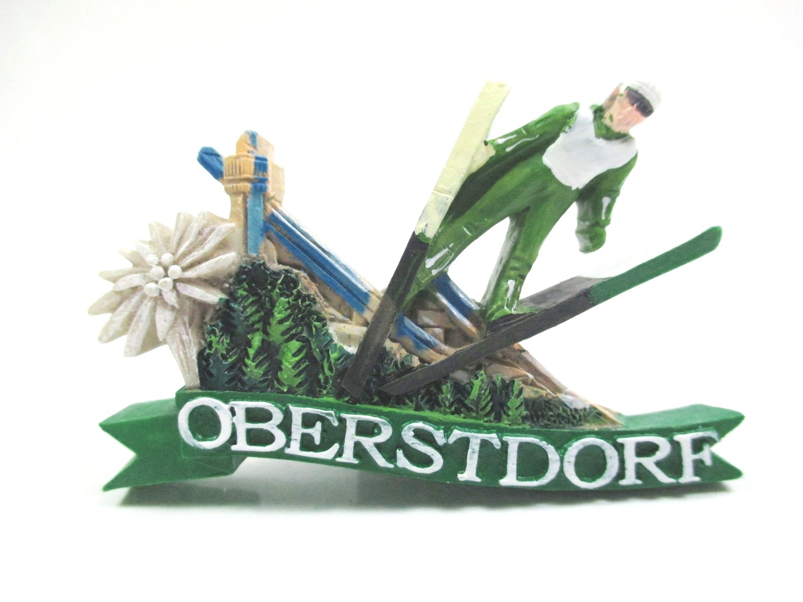 Oberstdorf Bavaria Ski Jumping Flying Premium Magnet Poly Souvenir Germany (84)