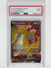 2021 Pokemon SWSH Evolving Skies Dragonite V Full Art 191/203 PSA 9