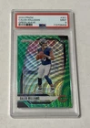CALEB WILLIAMS Prizm ROOKIE GREEN WAVE REFRACTOR SP Parallel Variation RC PSA 9