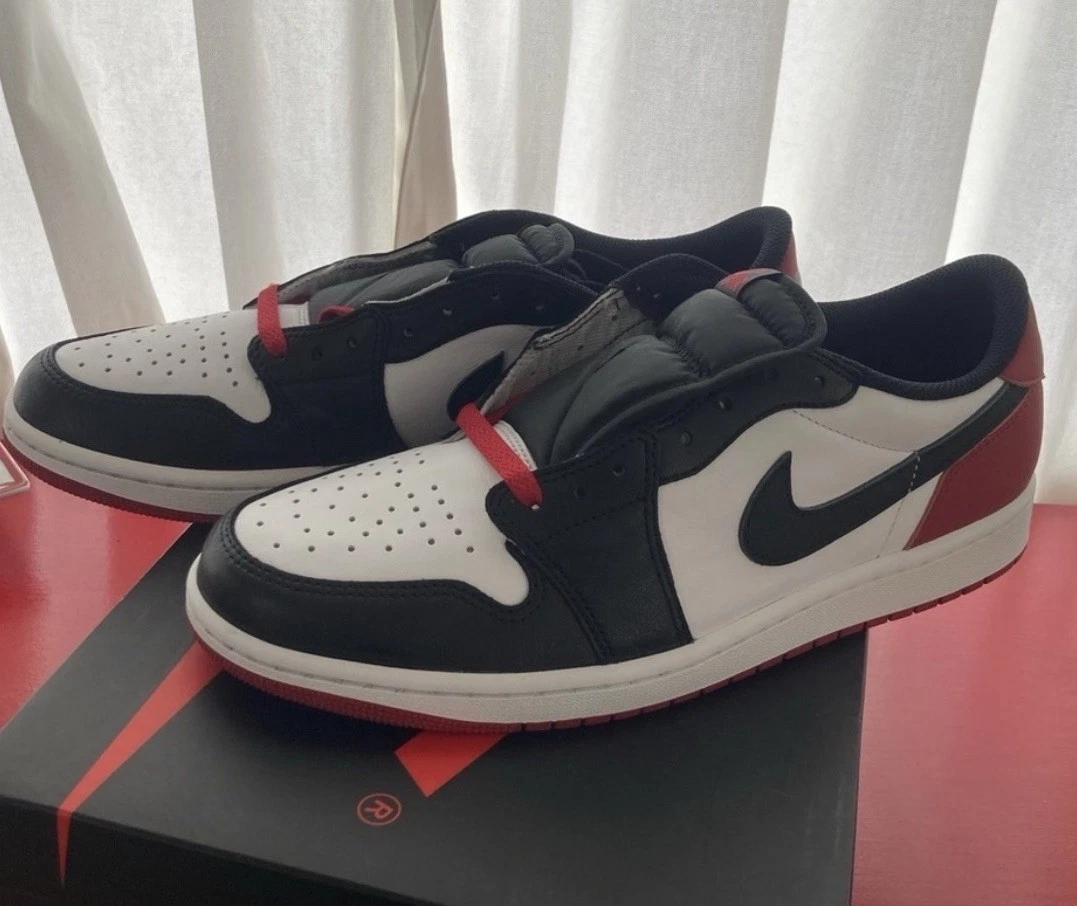 Preços baixos em Jordan 1 Retro OG Low Black Toe | eBay