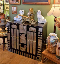 Antique 19th Century Joseon Era Korean Bandaji Marriage / Blanket Chest