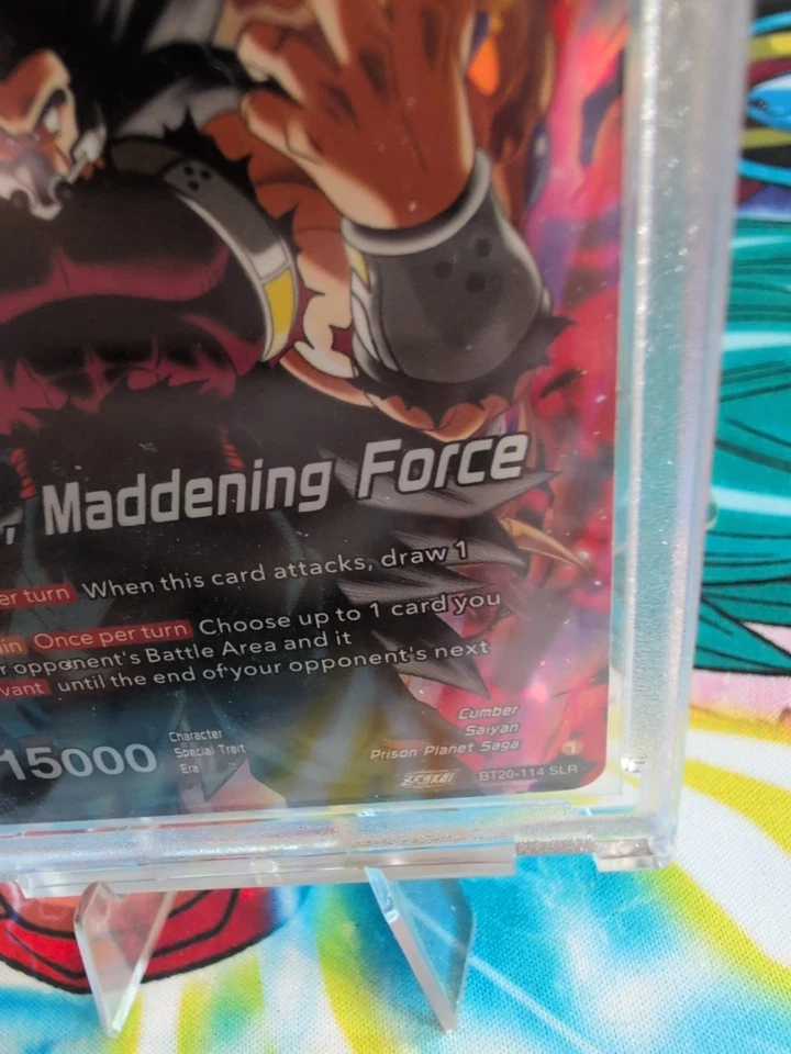Cumber, Maddening Force Alt Art Foil DRAGON BALL SUPER Masters EN BT20-114 SLR - Image 3 of 4