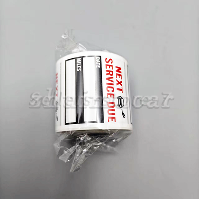 #ad 300PCS Oil Change Service Reminder Stickers Window Lite Sticker Pack 2quot;x2quot; $3.97