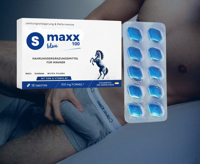 Original S-maxx blue Männer Tabletten Lustpillen Ausdauer Erektion Testo-Booster