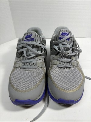 Nike LunarSwift Lunar Swift 3 Gray+Purple FitSole Tennis Shoes Womens Size 8