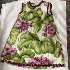 Trish Scully Girls Green Dress 4