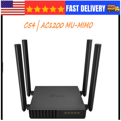TP-Link Archer C54 | AC1200 MU-MIMO Dual-Band WiFi Router| Works with All Home