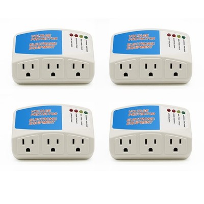BSEED Surge Protector Home Appliance,3 Outlet Power Surge Protector, Voltage ...