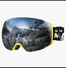 OutdoorMaster Ski Goggles PRO Frameless Unisex Interchangeable Lens 100% UV400