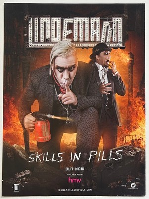 LINDEMANN - SKILLS IN PILLS 2015 Full page UK magazine ad RAMMSTEIN