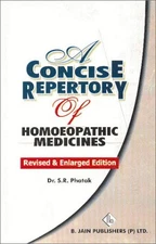 A CONCISE REPERTORY OF HOMOEOPATHIC MEDICINES: REVISED & By S. R. Phatak *VG+*