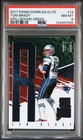 2017 PANINI DONRUSS ELITE SPELLBOUND GREEN #13 TOM BRADY PSA 8