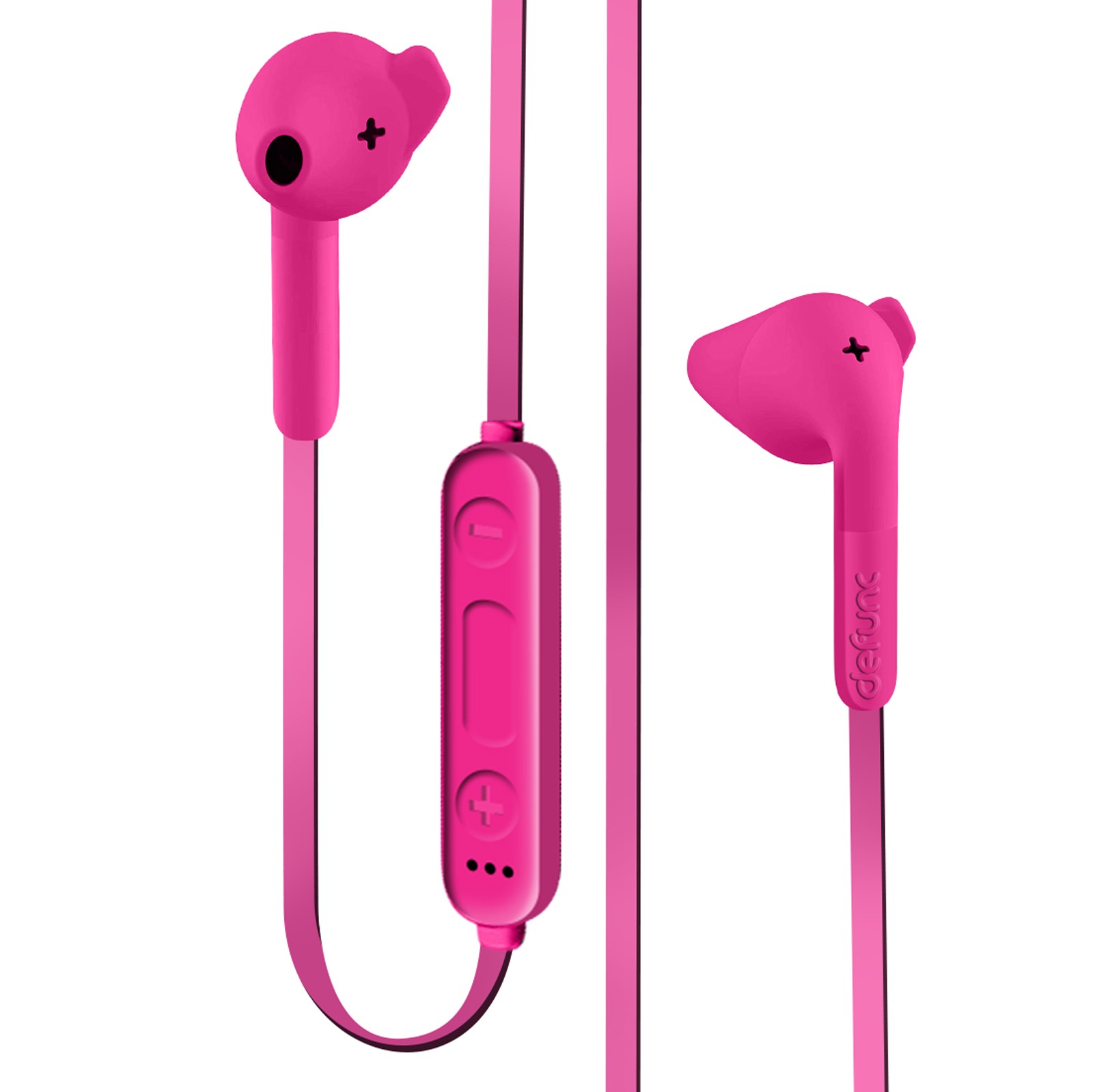 Écouteurs intra-auriculaires bluetooth tour de cou rose parfaits pour le sport et trajets