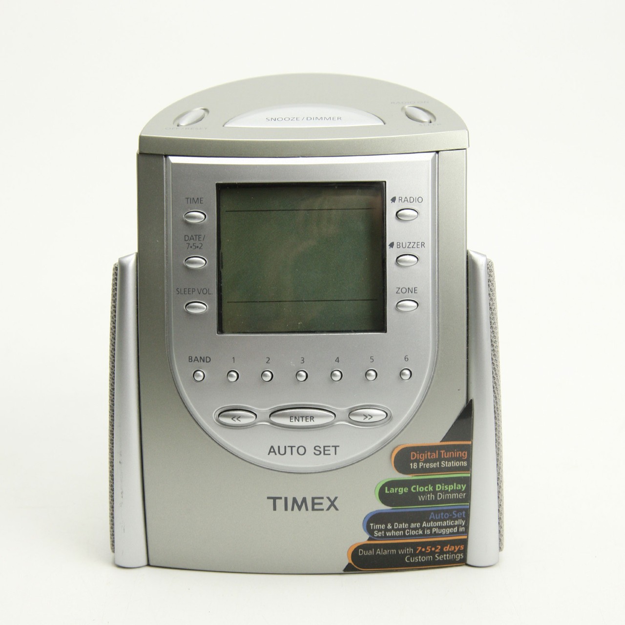 Timex Alarm Clock Radio Digital Tuning w/ Nature Sounds