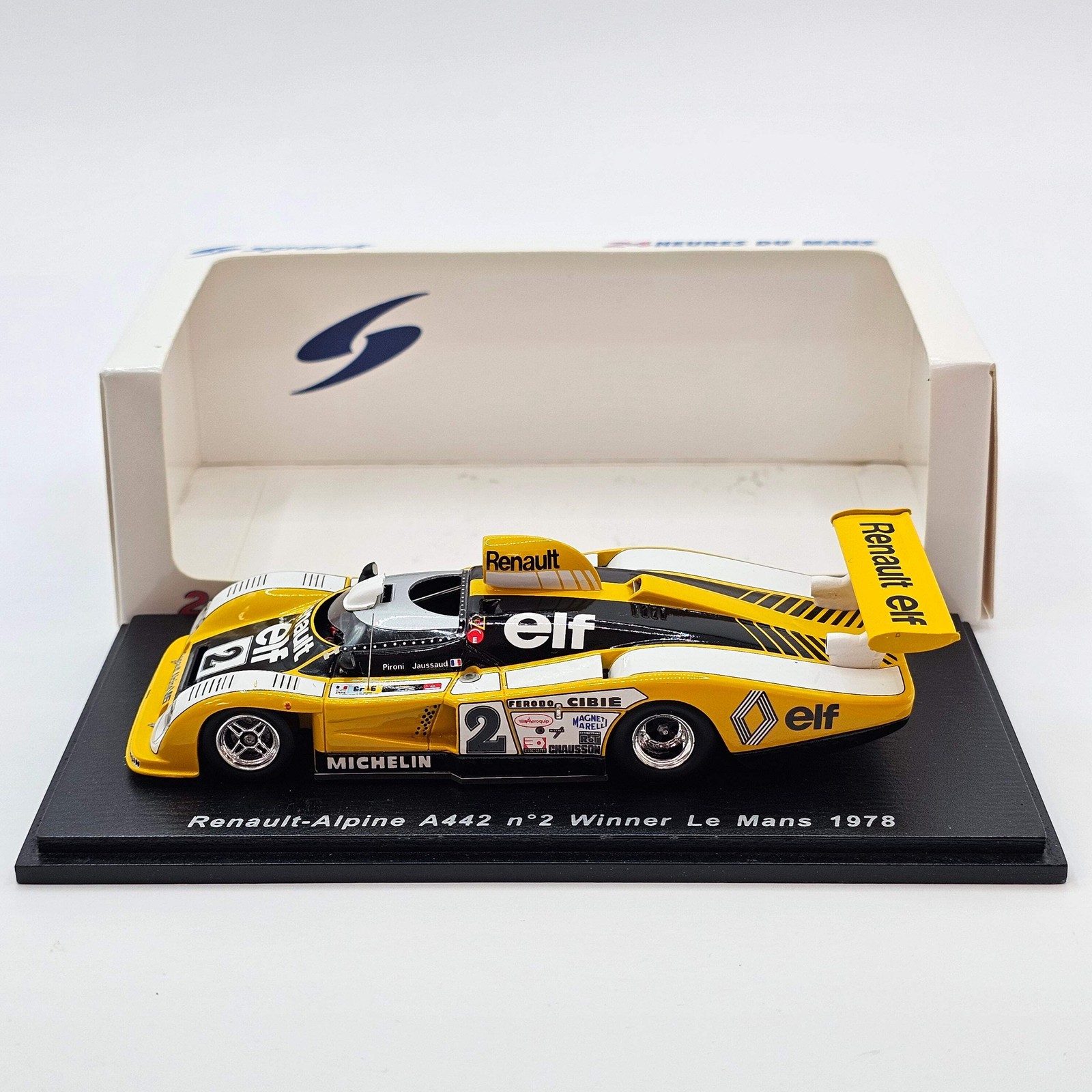 Miniature Spark Alpine A350 - Voiture Test 1968 - Réf. S1710 - Échelle 1/43